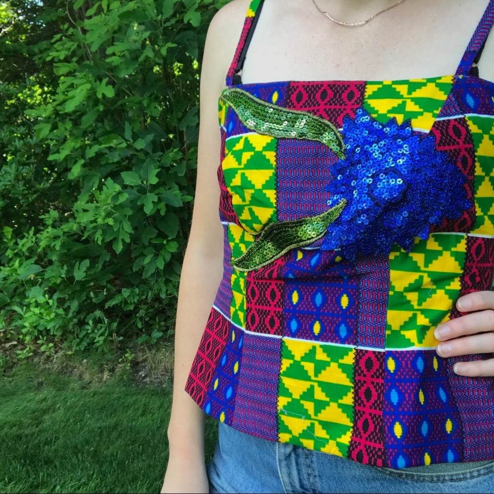 Unique Handmade Patchwork Tank Top